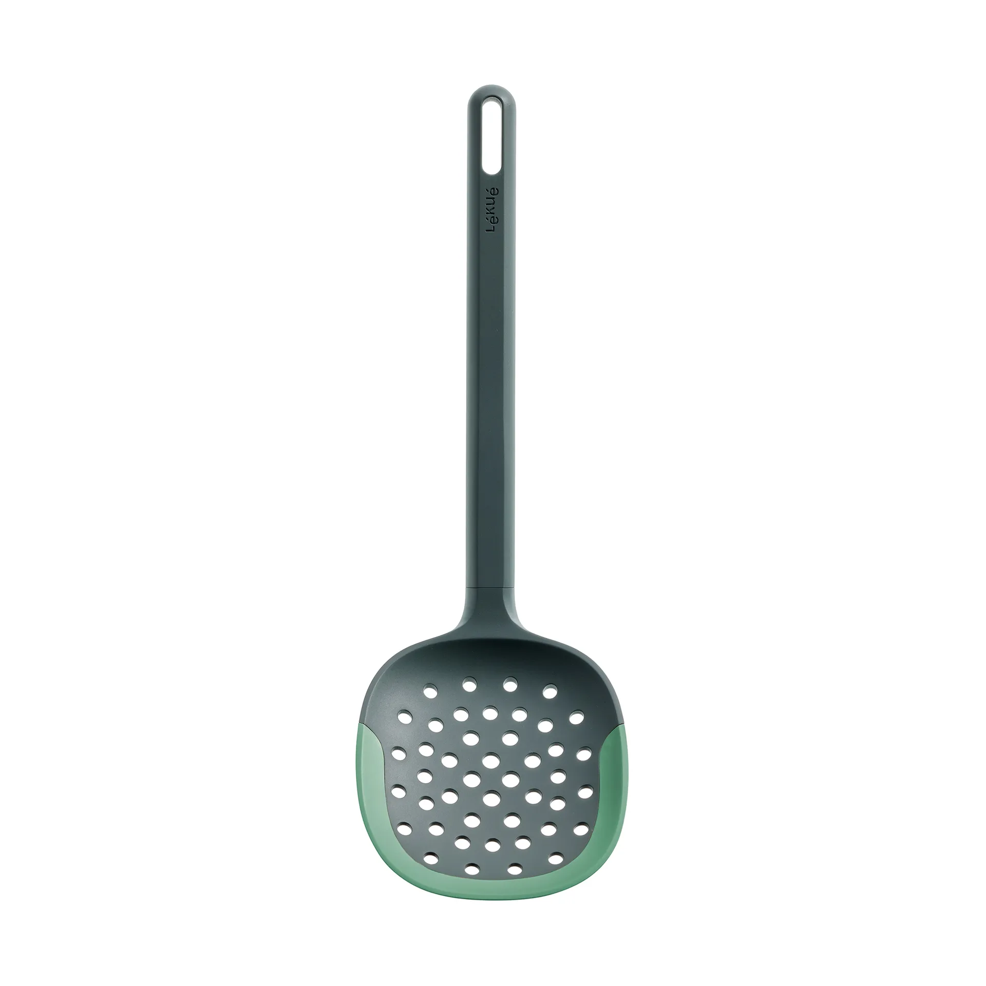 Lékué non-scratch slotted spoon 28.5 cm, Green Lékué