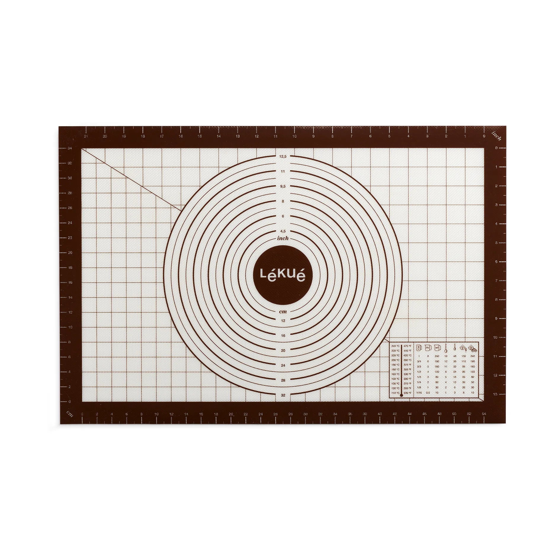 Lékué non-stick baking mat dough 60x40 cm, White Lékué