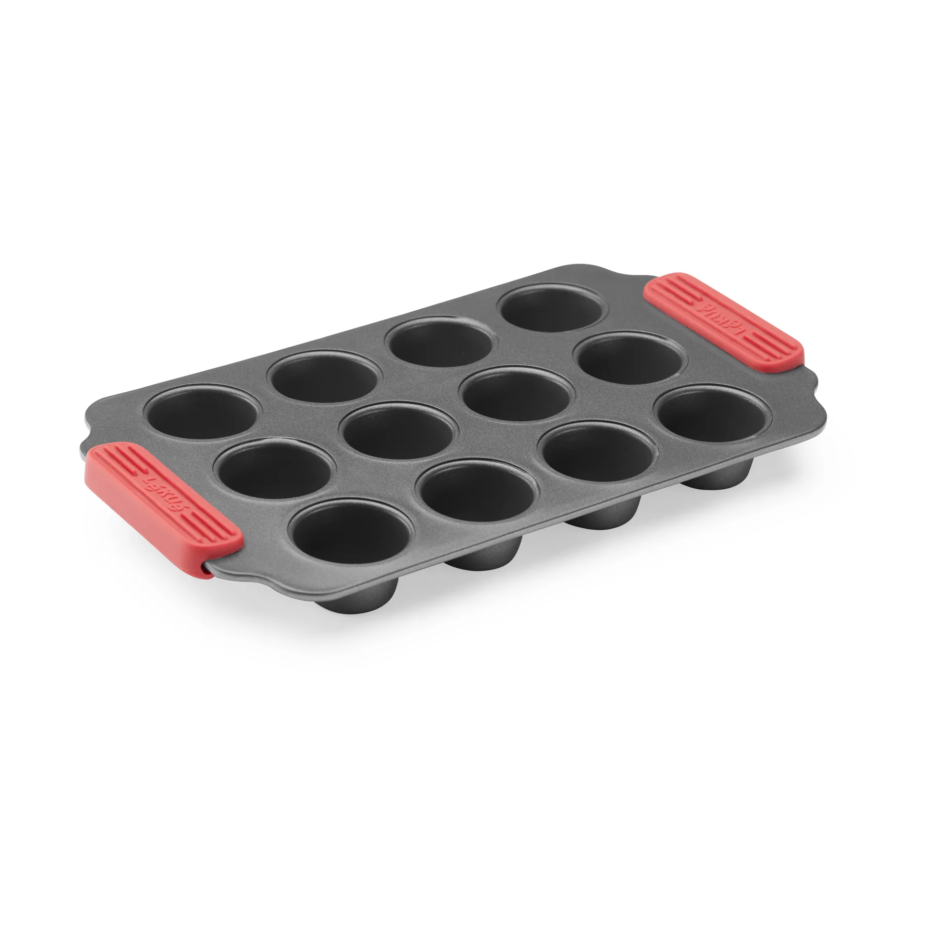 Lékué non-stick mini muffin pan 12 pcs, Red Lékué