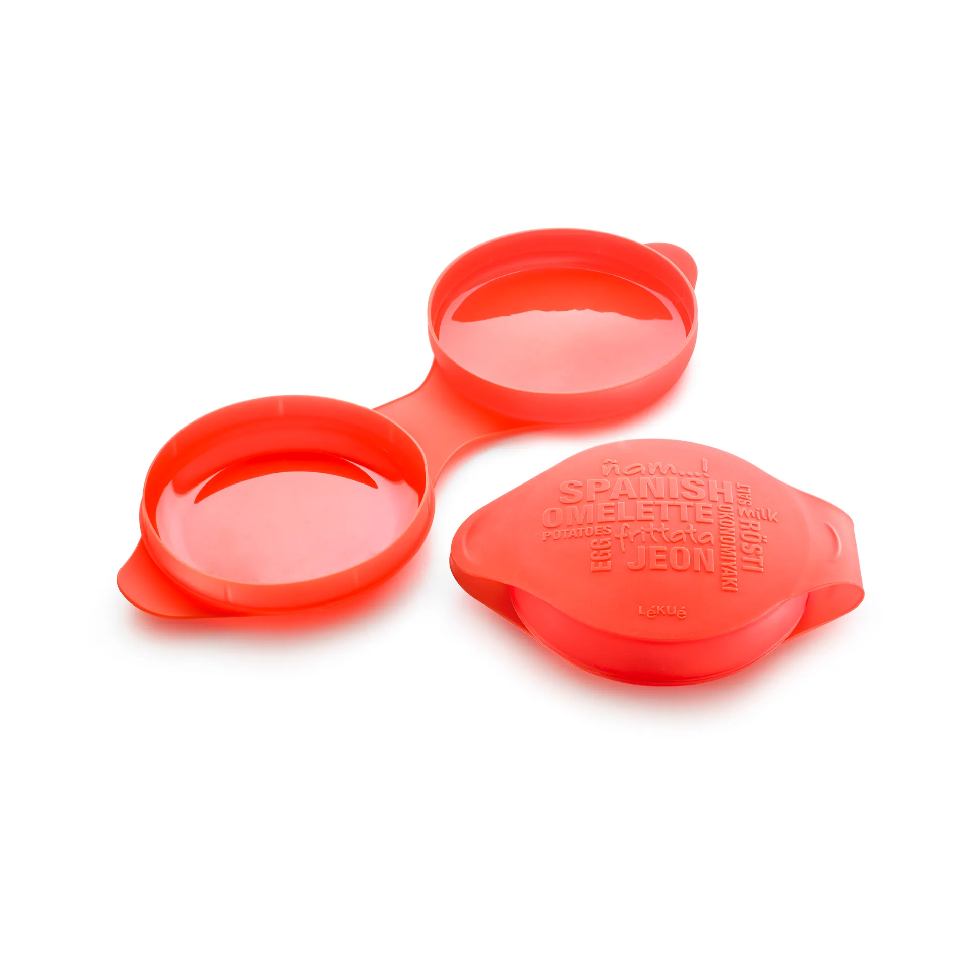 Lékué Spanish omelette mold microwave, Red Lékué