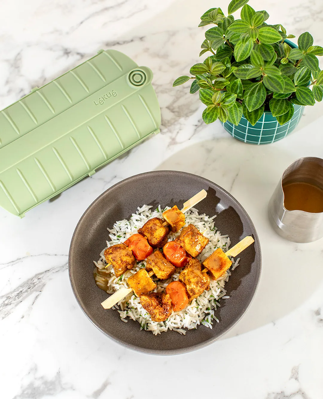 Lékué steamer, Green, 2-pack Lékué