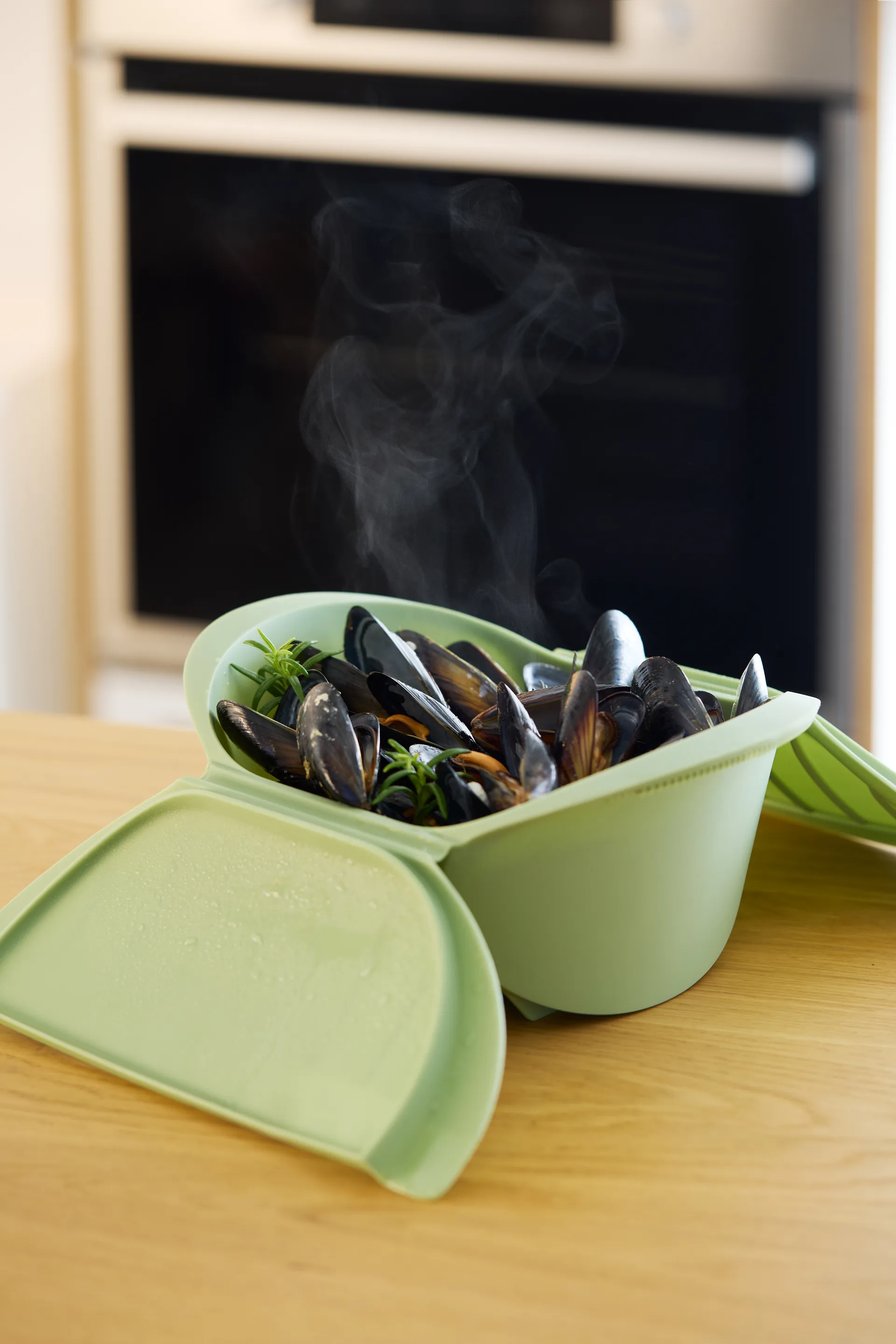 Lékué steamer, Green, large, 2-pack Lékué