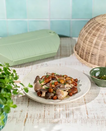 Lékué steamer - Green, with tray, 4-pack - Lékué