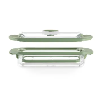 Lékué steamer - Transparent, glass, 2-pack - Lékué