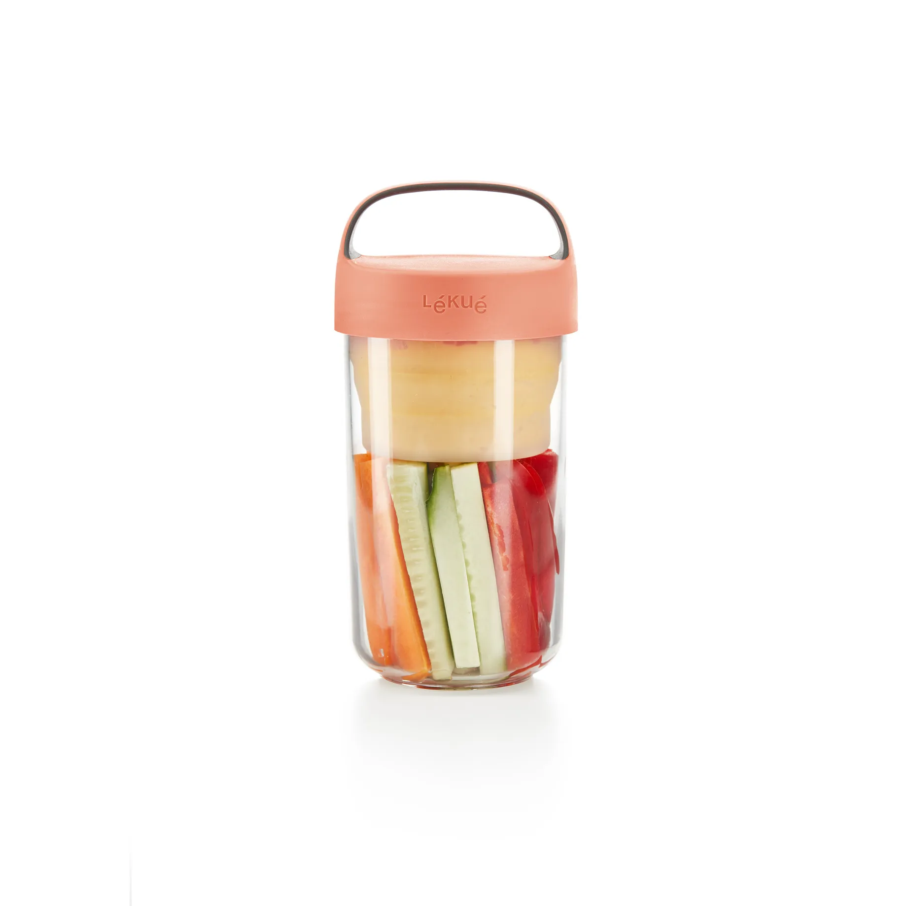 Lékué To Go jar 0.6 L, Coral Lékué