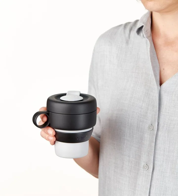Lékué To Go mug 0.35 L - Grey - Lékué