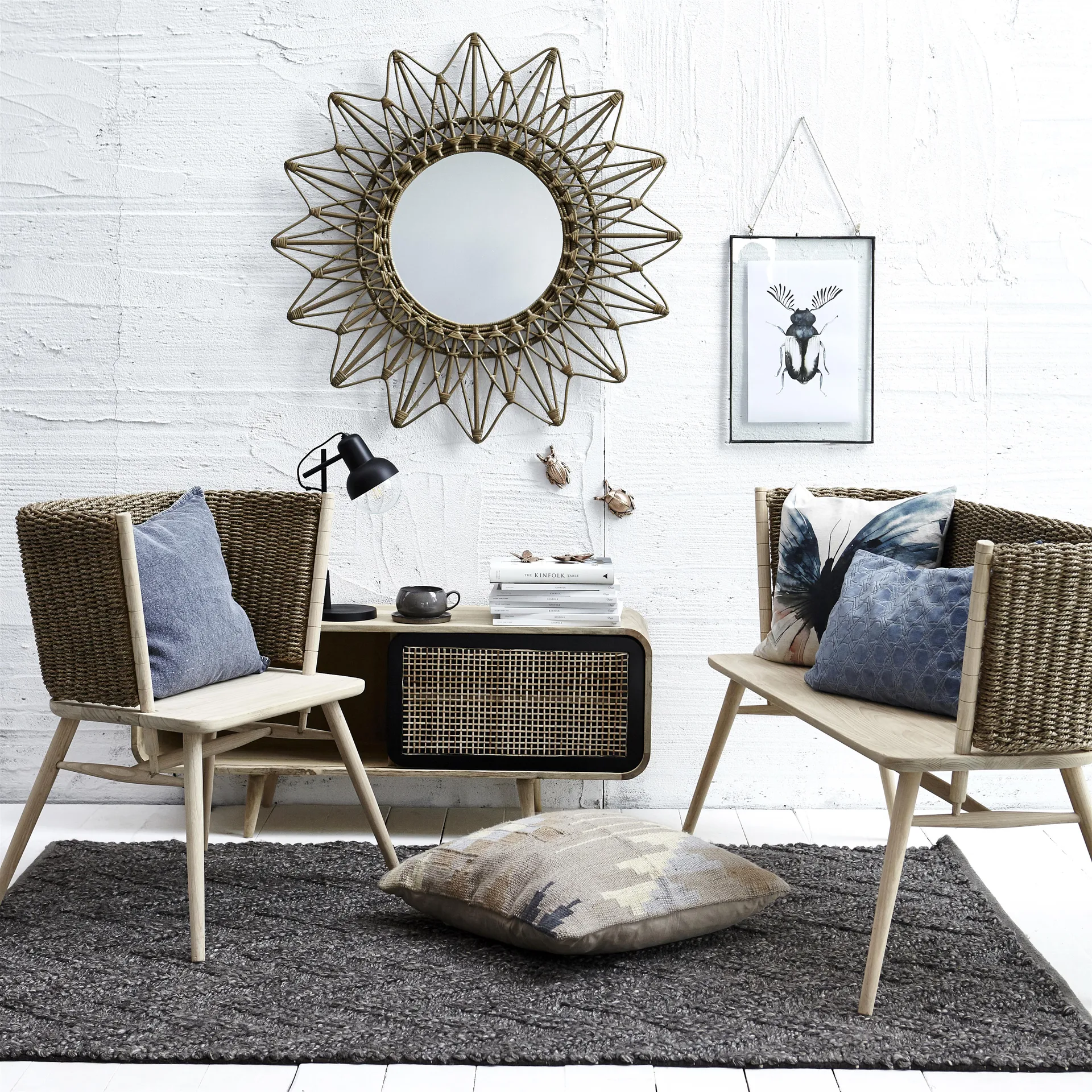 Amera cup and saucer, Grey Lene Bjerre