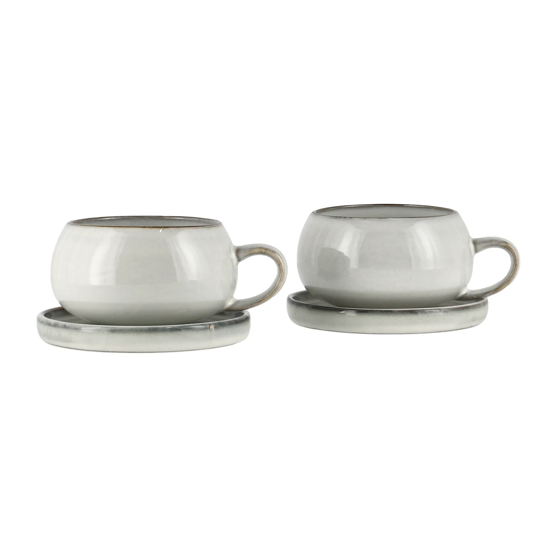 Amera cup and saucer, white sands Lene Bjerre