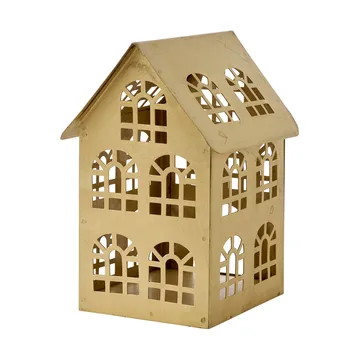 Bolille tealight holder - Gold-coloured, 9x12xH17 cm - Lene Bjerre