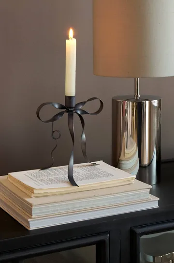 Bovinne candleholder - Grey, 9x15x32.5 cm - Lene Bjerre