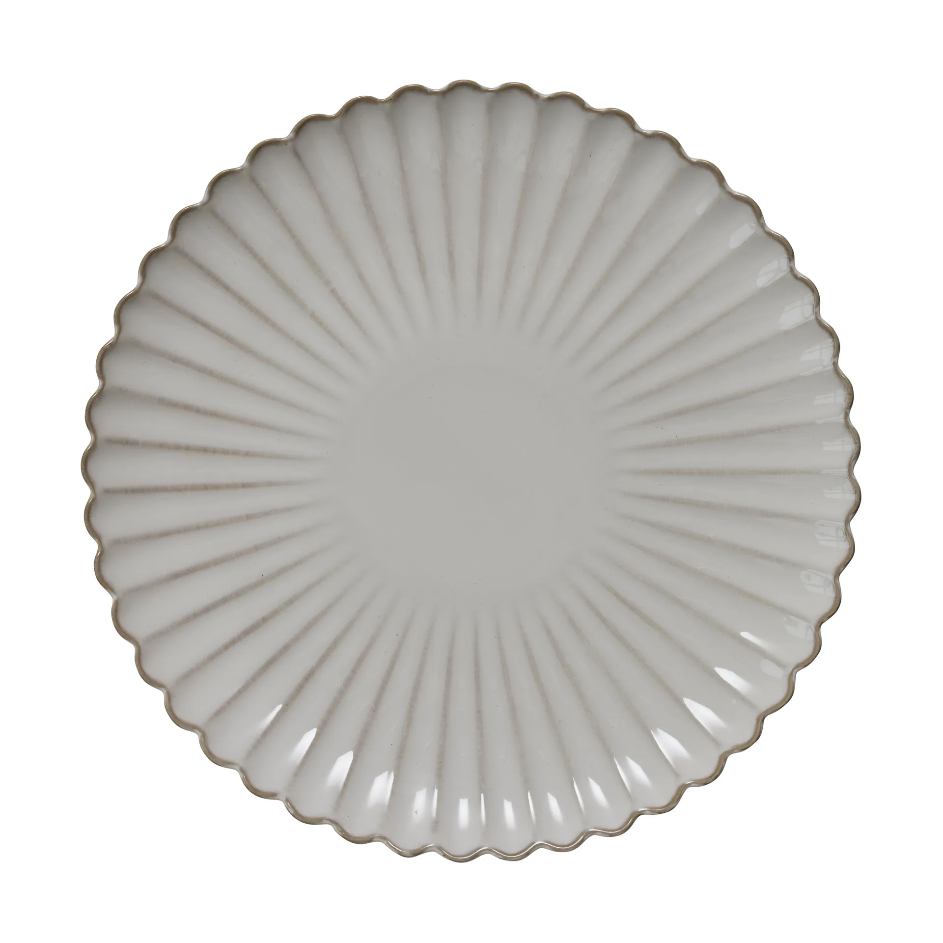 Camille plate Ø27 cm, Off white Lene Bjerre