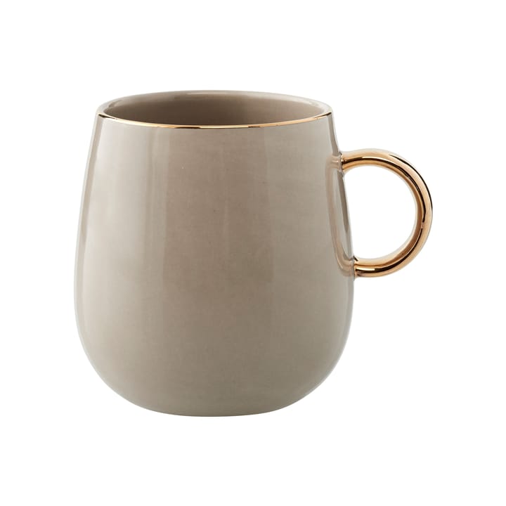 Clara mug with handle 27 cl, Driftwood-light gold Lene Bjerre