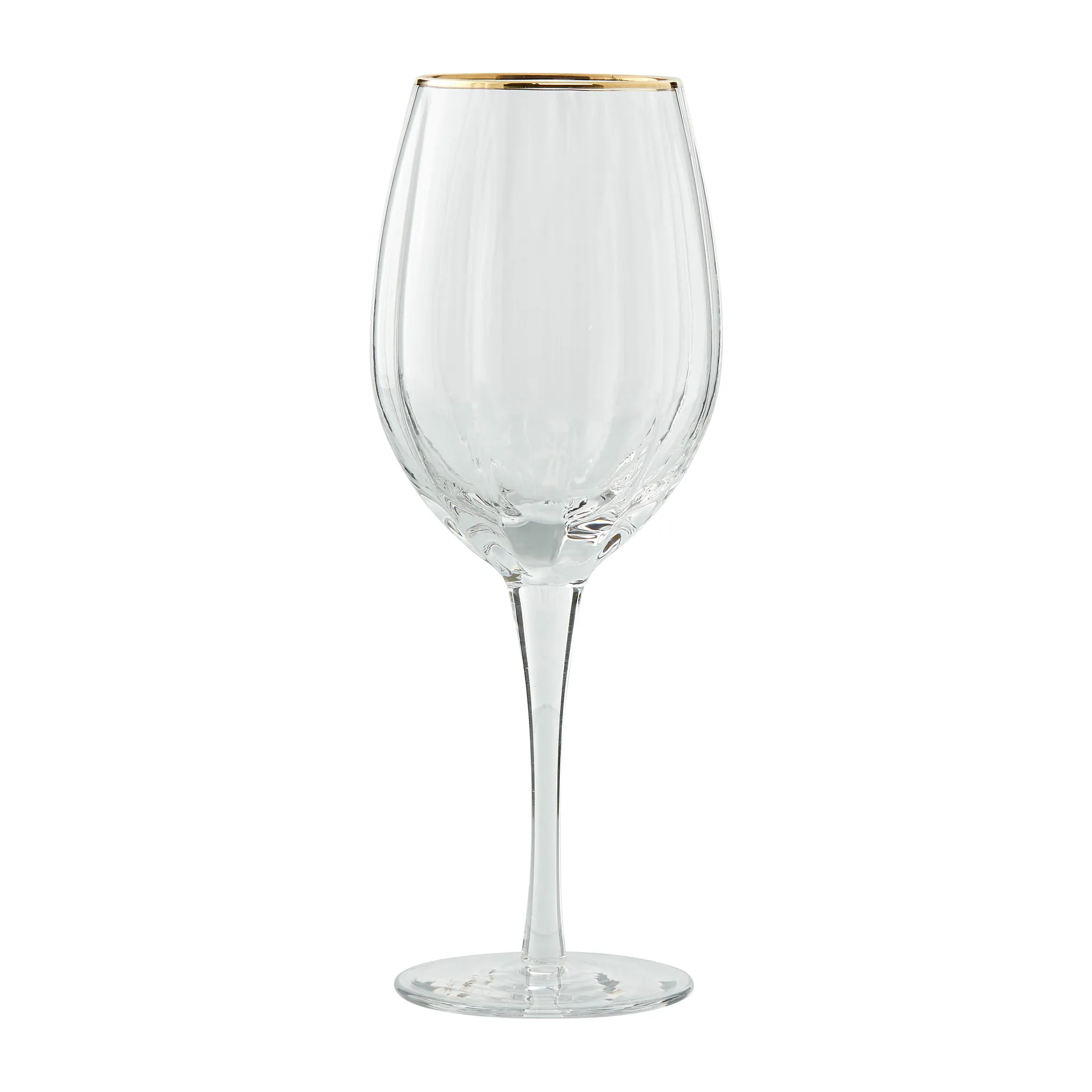 Claudine white wine glass 45.5 cl, Clear-light gold Lene Bjerre