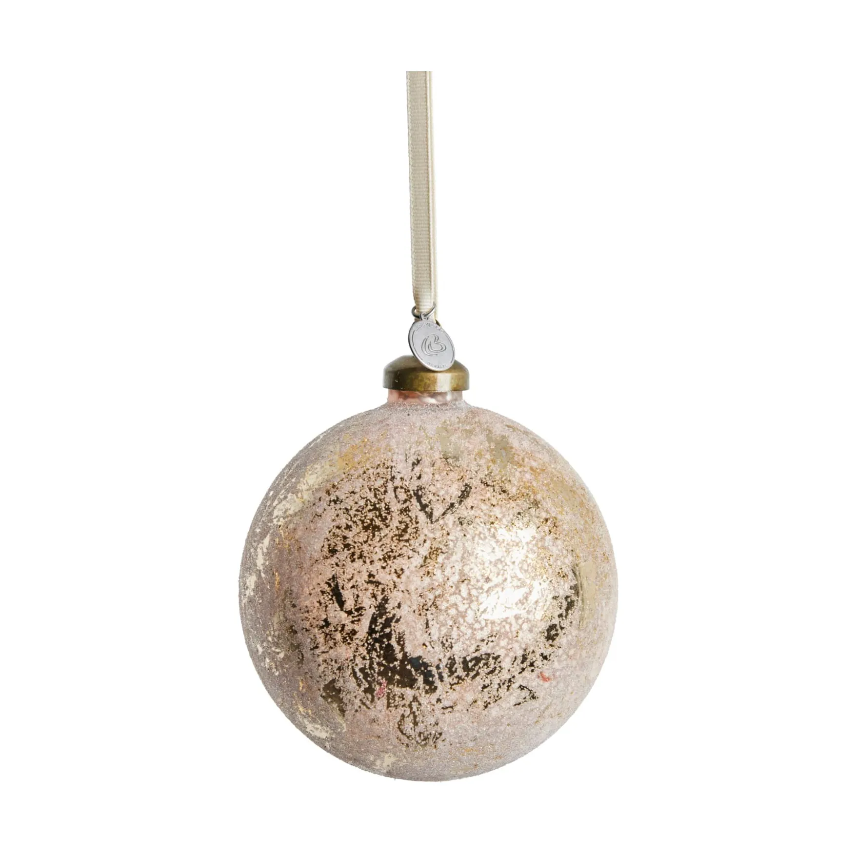 Clearena Christmas bauble Ø10 cm, Rose gold Lene Bjerre