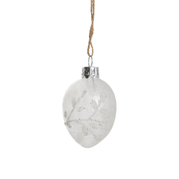 Emille Easter ornament 6 cm, White Lene Bjerre
