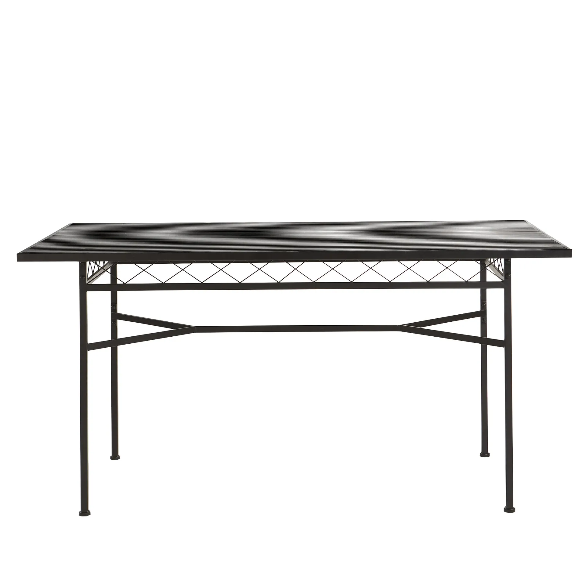 Gardia garden table 85x150 cm, Black Lene Bjerre