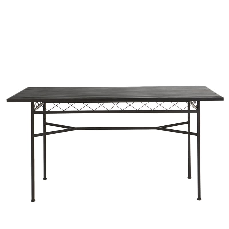 Lene Bjerre Gardia garden table 85x150 cm Black