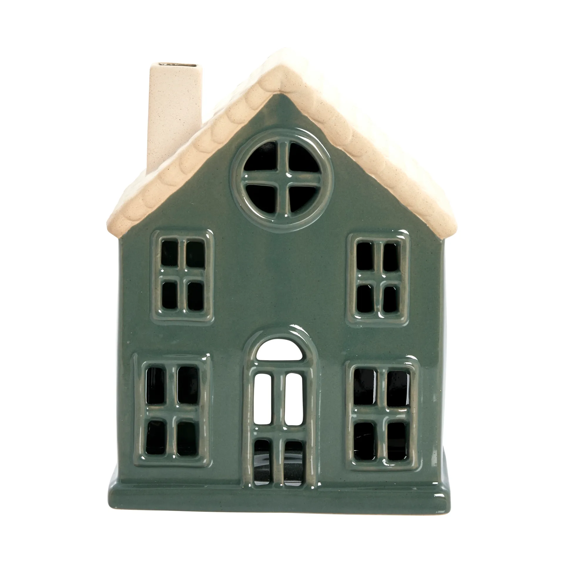 Hollia decorative house 18 cm, Dark green Lene Bjerre