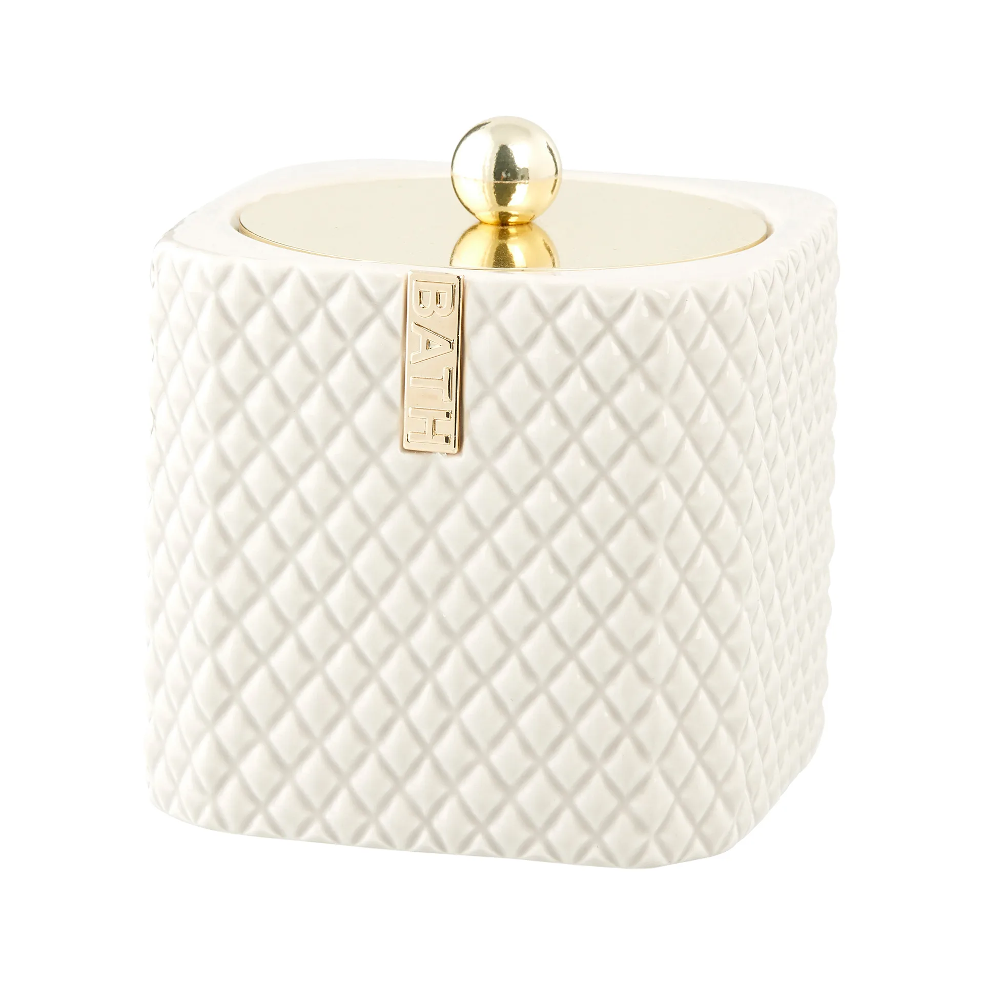 Marion jar 13.5 cm, Camel-light gold Lene Bjerre