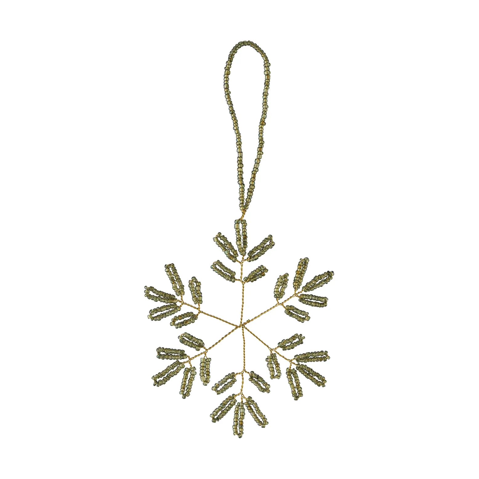 Misolde decorative hanging ornament, Green, 9x9 cm Lene Bjerre