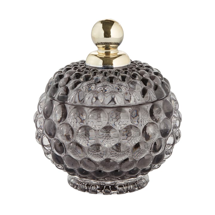 Miya storage jar with lid Ø10 cm - Dark grey - Lene Bjerre