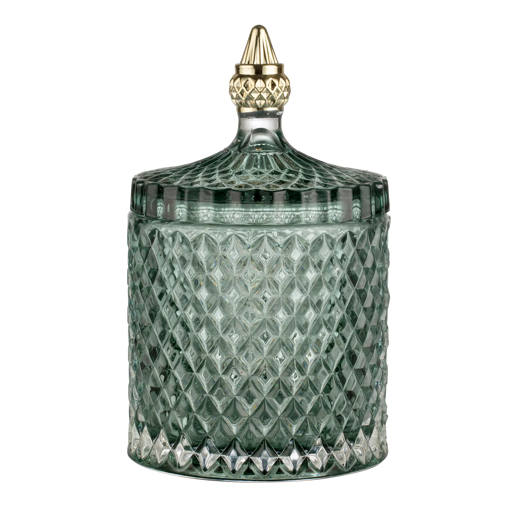 Miya storage jar with lid Ø10.5 cm, Green Lene Bjerre