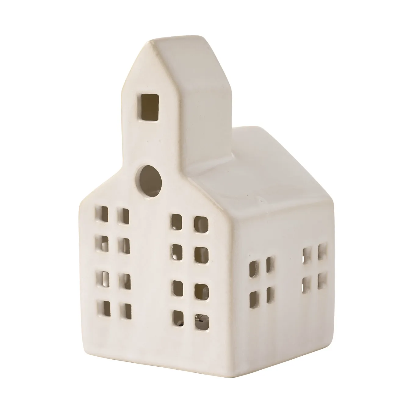 Mythel tealight holder, White, 8.7x8.5x14.2 cm Lene Bjerre