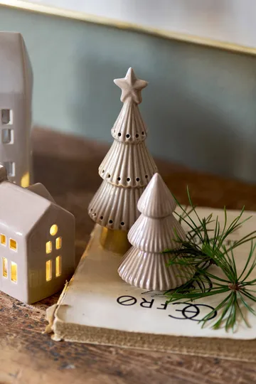 Mythel tree decorative detail - Beige, Ø6.5xH9.8 cm - Lene Bjerre
