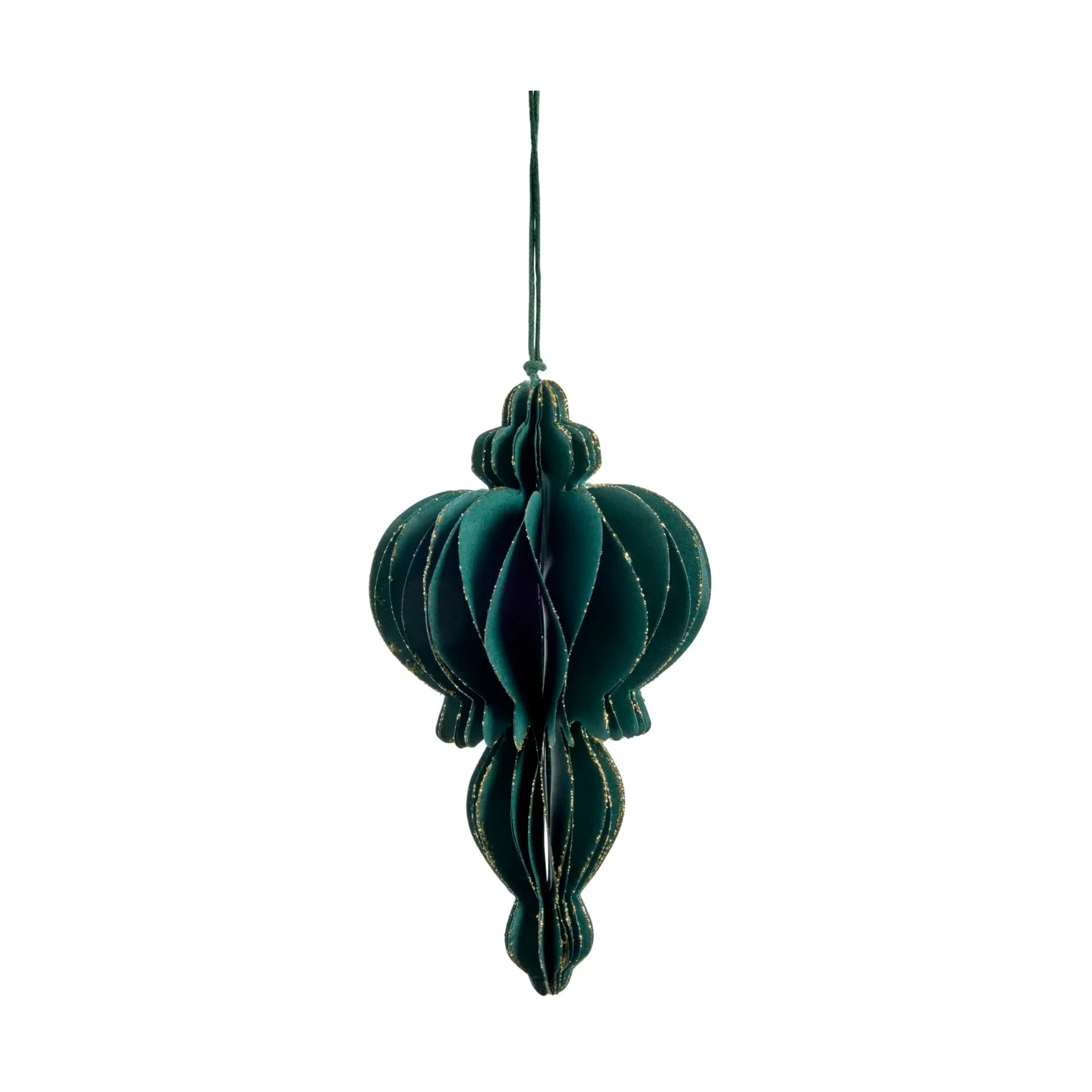 Pappia Christmas tree decoration 15 cm, Dark green Lene Bjerre