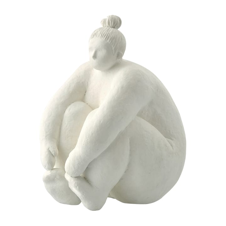 Serafina decoration sitting woman 24 cm, White Lene Bjerre