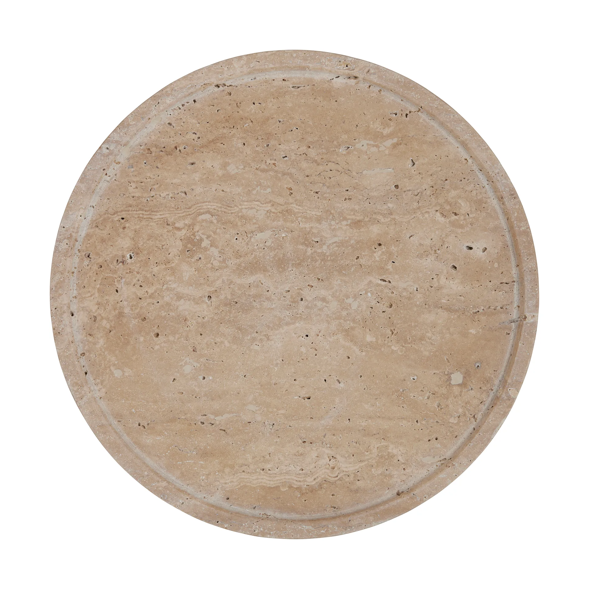 Travina decorative tray Ø25.5 cm, Linen Lene Bjerre