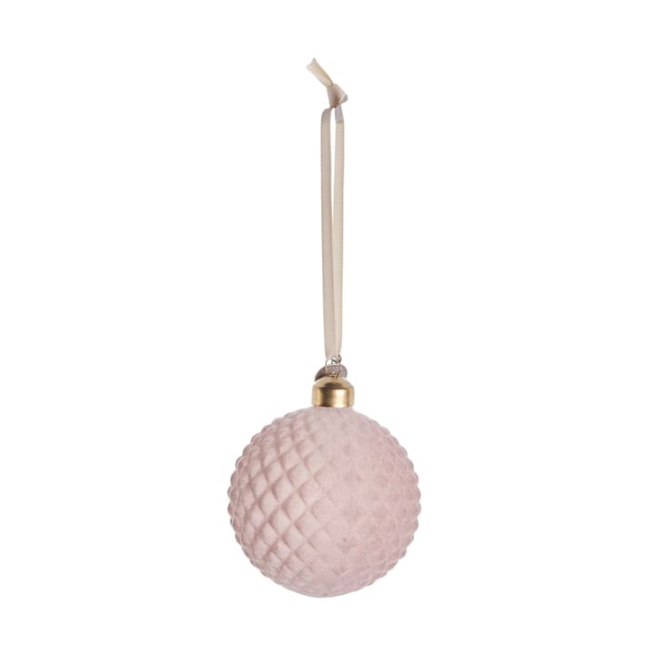 Velvitie bauble Ø8 cm - Powder, mesh - Lene Bjerre