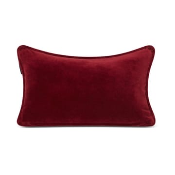 Christmas Organic Cotton Velvet cushion 30x50 cm - Red - Lexington