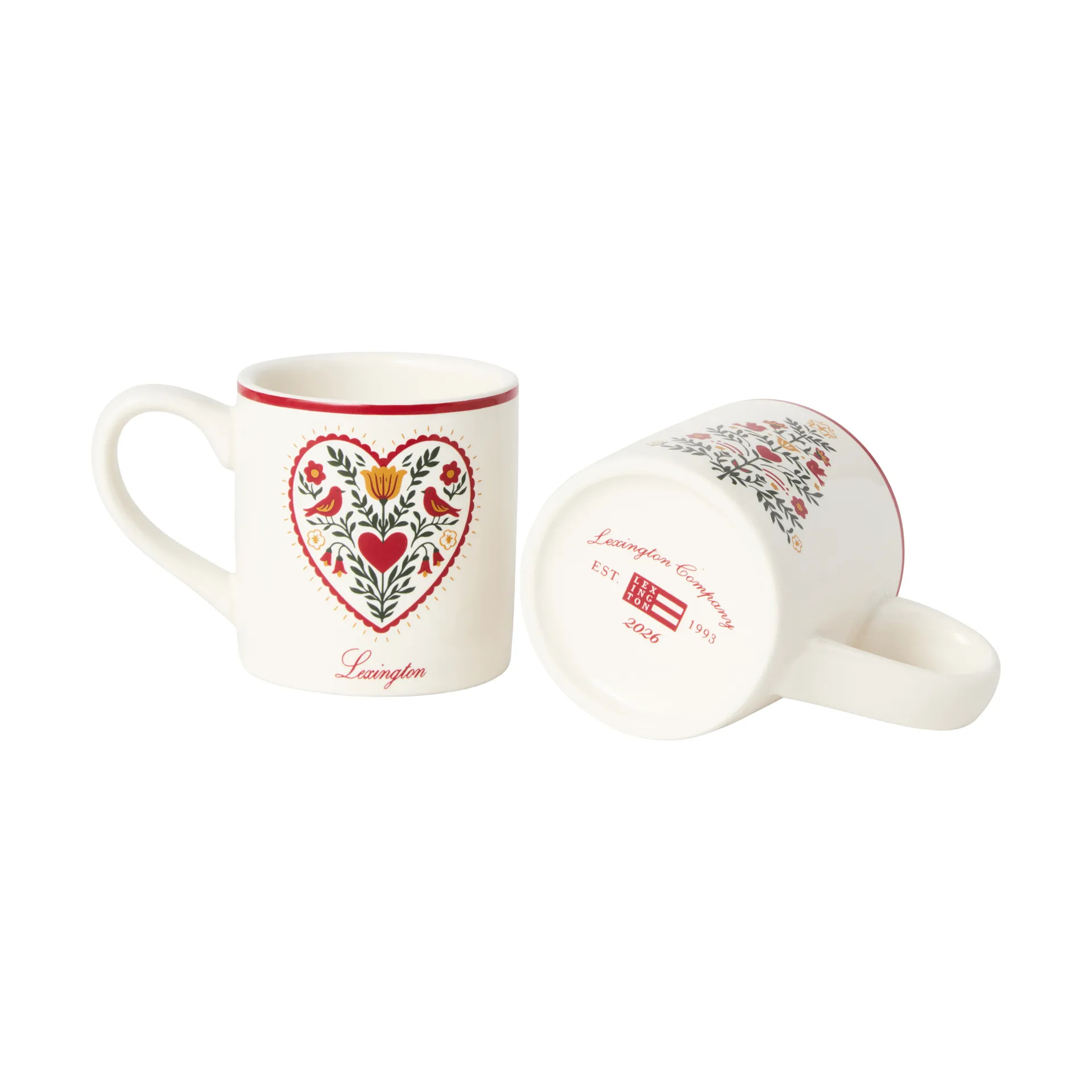 Christmas Tree mini mug, Multi, 5.5x6 cm, 2-pack Lexington