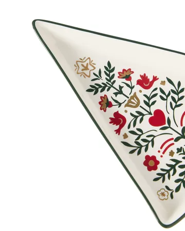Christmas Tree serving platter - Multi, 15.2x11x1.6 cm - Lexington