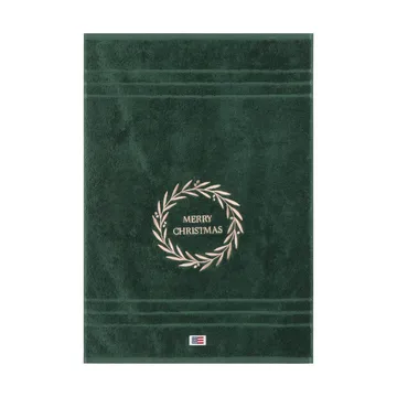 Christmas Wreath towel - Juniper green, 50x70 cm - Lexington