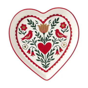 Heart serving platter - Multi, 13x13x1.6 cm - Lexington
