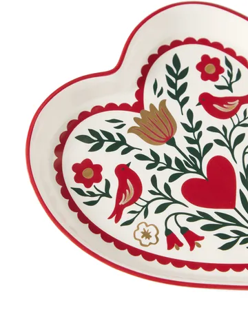 Heart serving platter - Multi, 13x13x1.6 cm - Lexington