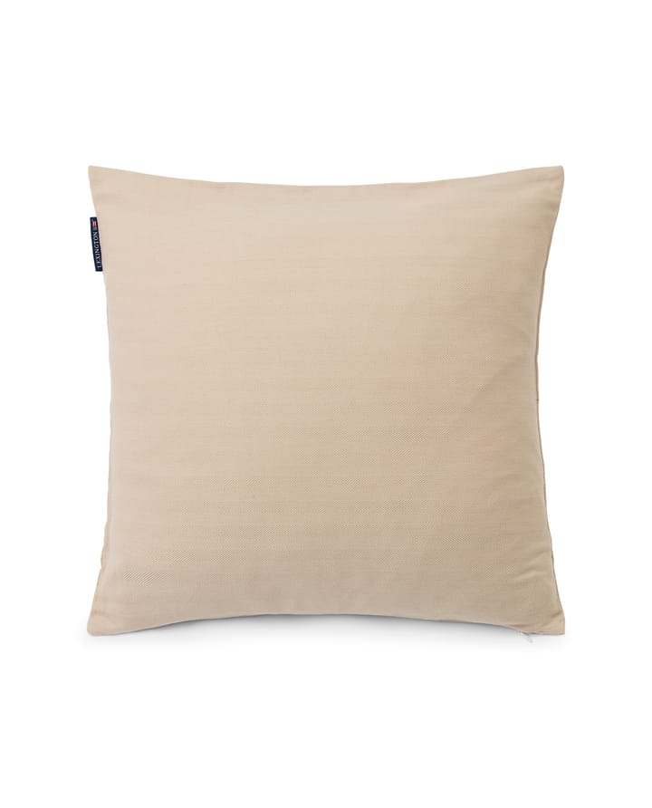 Herringbone Cotton Flanell pillowcase 50x50 cm, Light beige Lexington