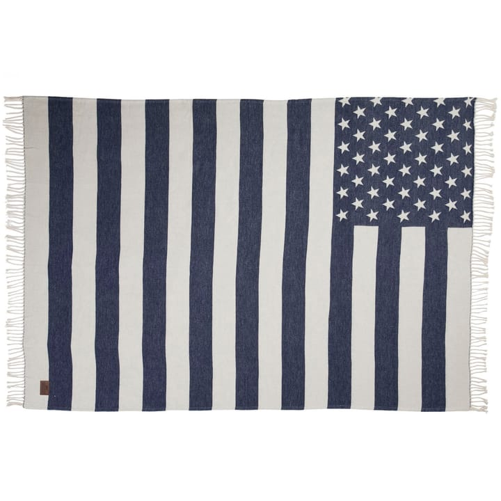 Icons Flag throw 130x170 cm, white-navy Lexington
