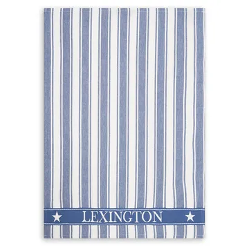 Icons Waffle Striped kitchen towel 50x70 cm - blue-white - Lexington