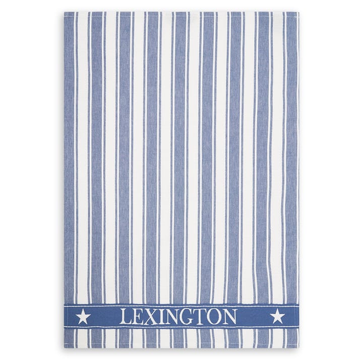 Icons Waffle Striped kitchen towel 50x70 cm, blue-white Lexington