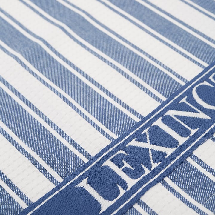 Icons Waffle Striped kitchen towel 50x70 cm, blue-white Lexington