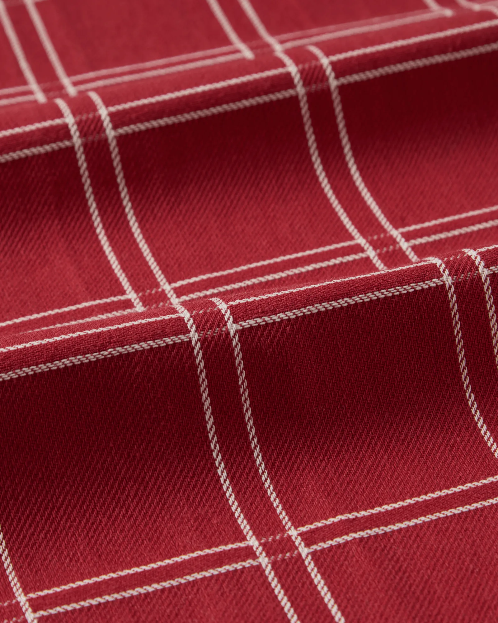 Jacquard-woven cotton kitchen towel, Red-white, 50x70 cm Lexington