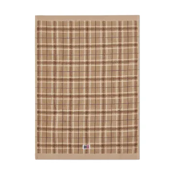 Lexington checked towel 2-pack - Beige-grey - Lexington