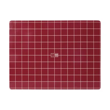 Lexington laminated double-sided placemat - Red-light beige, 30x40 cm, 2-pack - Lexington