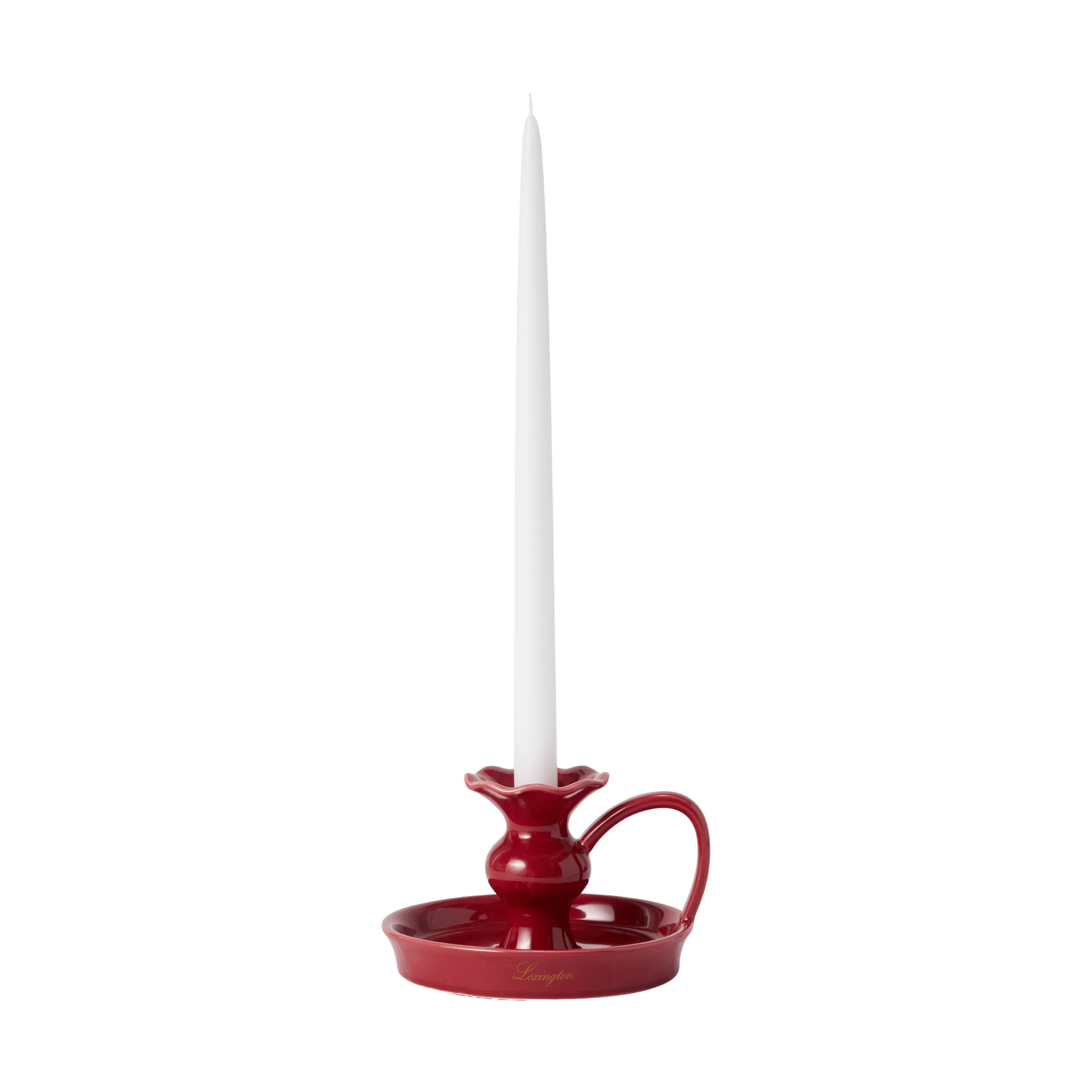 Lexington low candlestick, Red, 15x14x11 cm Lexington