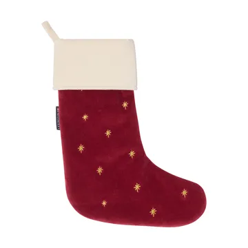 Lexington velvet Christmas stocking - Red, 45 cm - Lexington