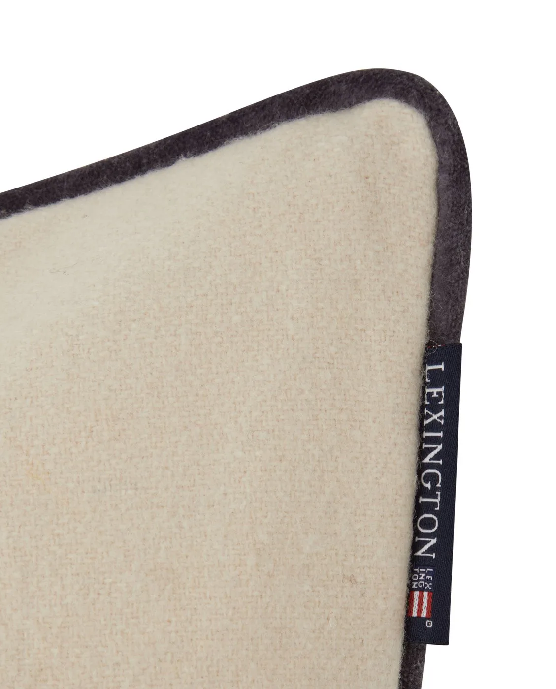 Merry Christmas Wool Mix pillowcase 50x50 cm, White-green-beige Lexington