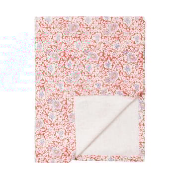 Printed Flowers Recycled Cotton tablecloth 150x350 cm - Coral - Lexington